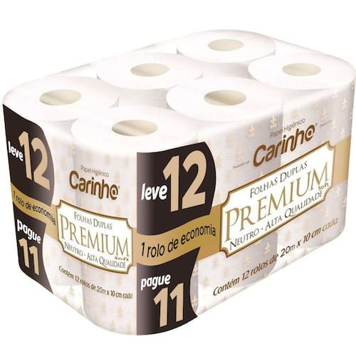 Papel Higiênico Carinho Premium Leve12 e Pague11 20m é boa?