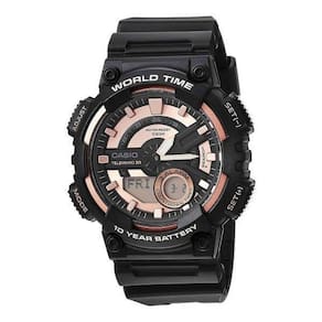Relógio Masculino Casio Standard Anadigi Aeq110W-1A3Vdf Rosé