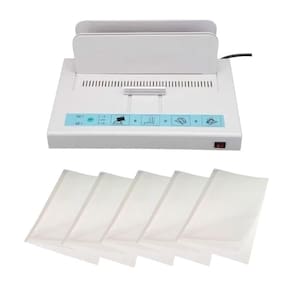 Encadernadora Térmica RD500 e 100 Capa Térmica 400 A4 Branca