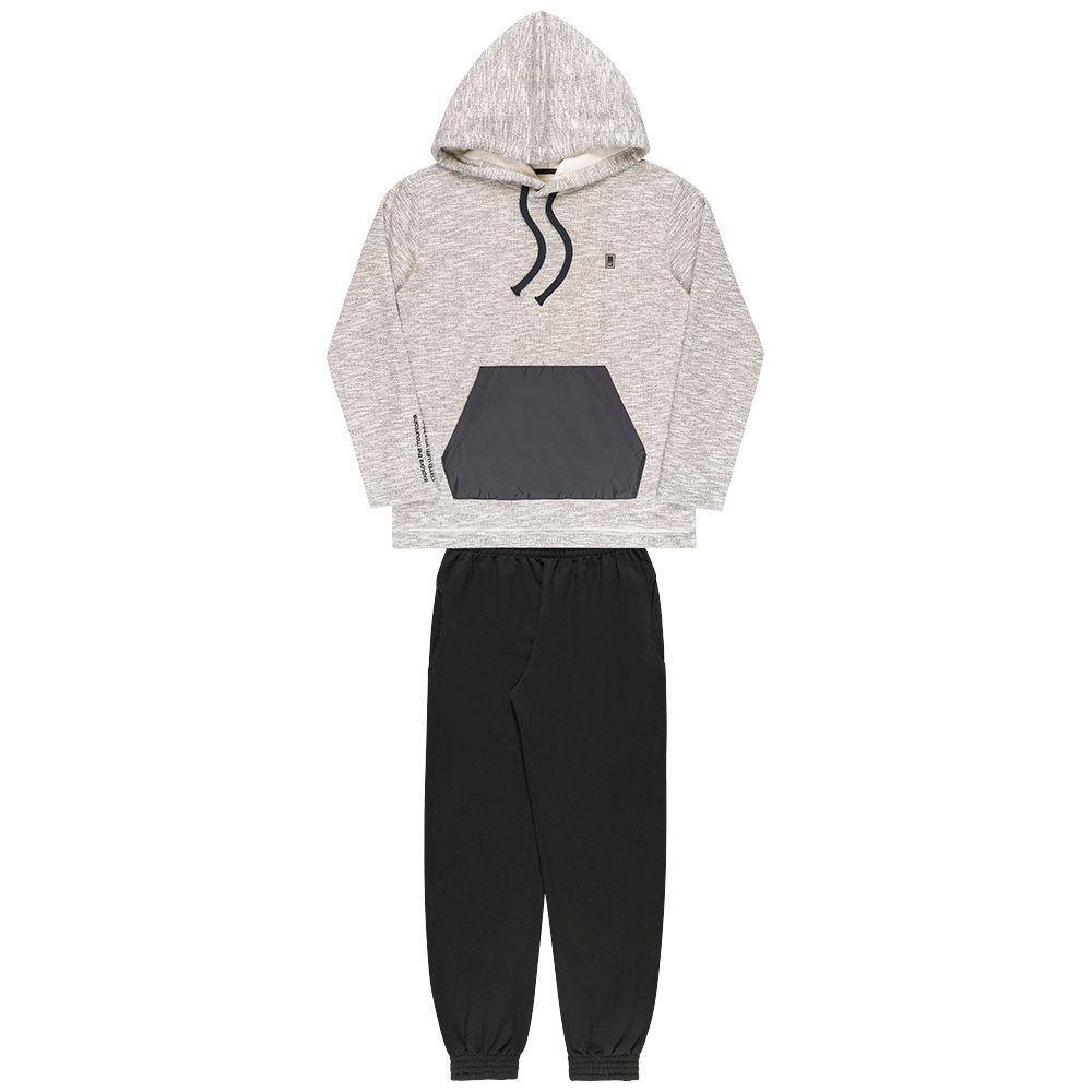 graphic drawstring moletom com capuz