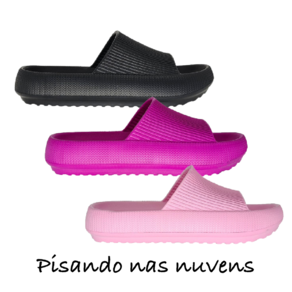 Sandalia chinelo nuvem massageador anatomico slide Yvate BGX71X