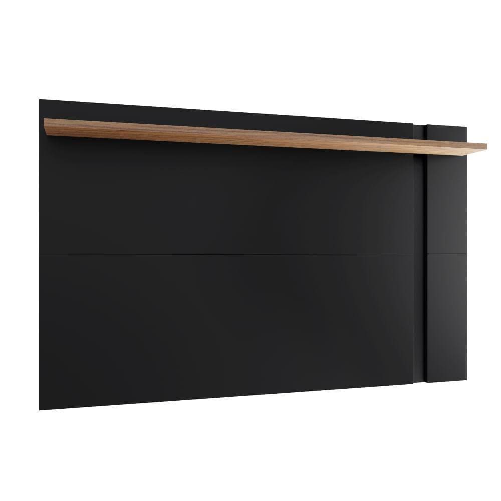 Painel Extensível Leme para TV de até 70 - Preto/Castanho