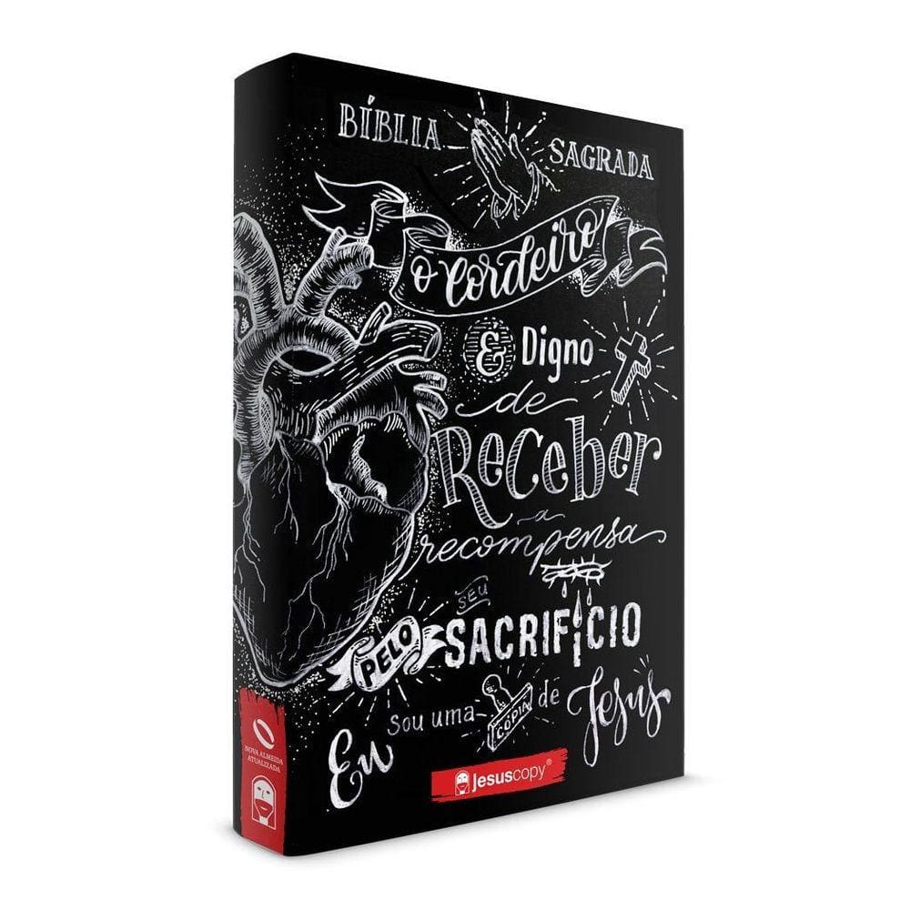 Biblia Jesuscopy Capa Dura - Lettering B050 Naa