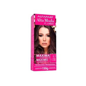 Tintura Alta Moda 5.7 Castanho Luminoso Medio 150G