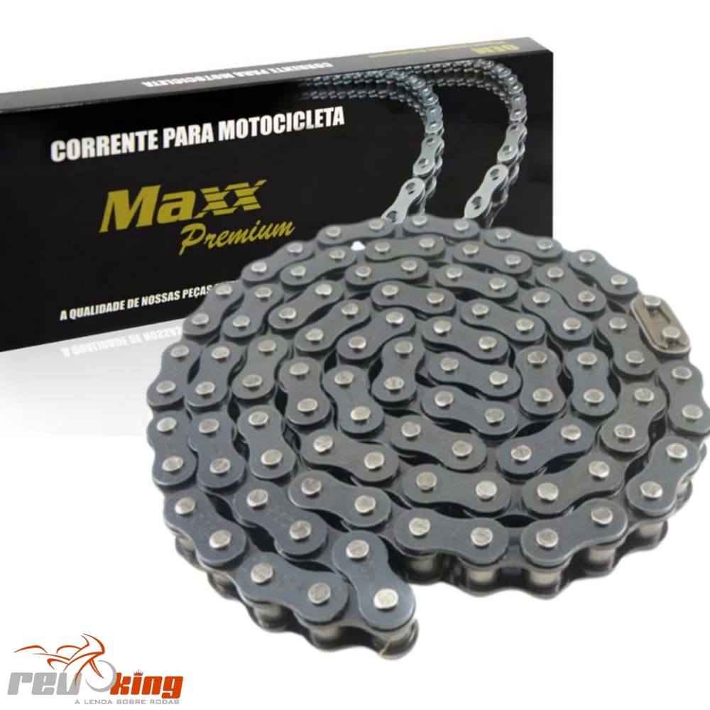Corrente C/ Retentor 428ou 118 Elos Titan150 Factor Ybr125