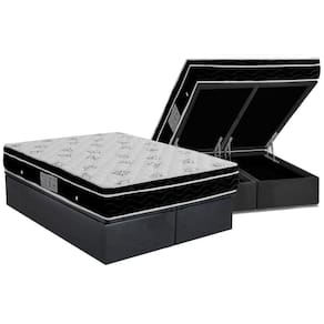 Colchão Physical Spring Ortobom+Cama Baú Queen 158