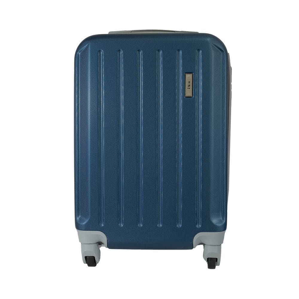 Mala de Bordo Pequena para Viagem Abs Ika Scorpion Cadeado Integrado Rodas Giro 360º Azul Marinho