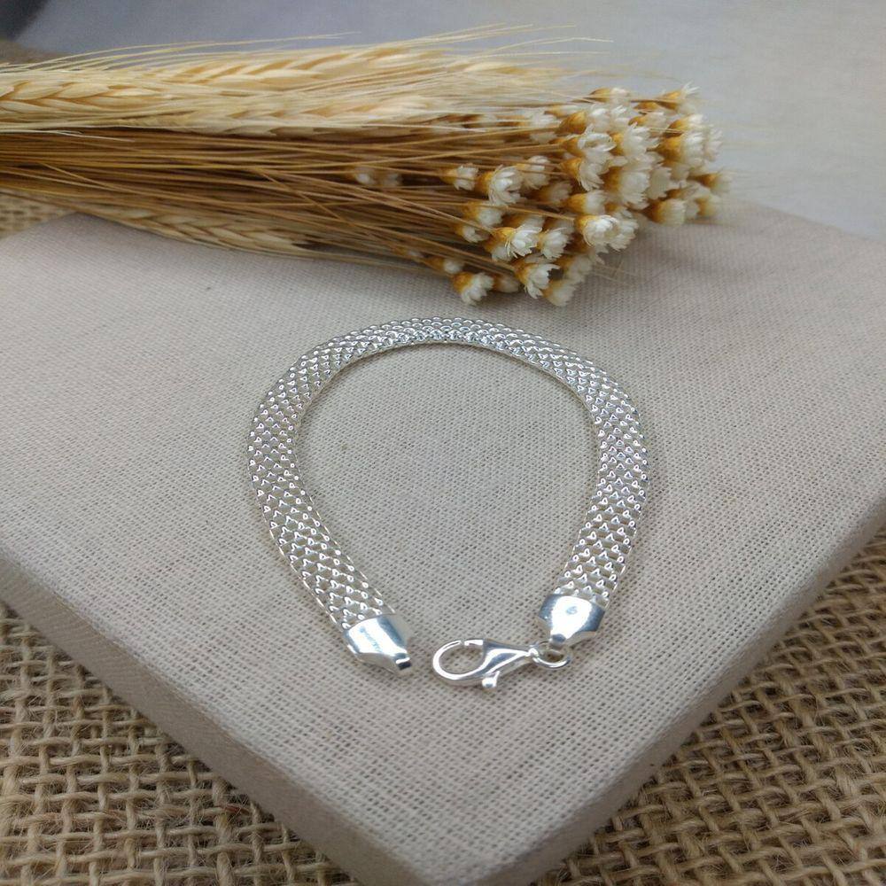 Pulseira Feminina Trama 2 Prata 925