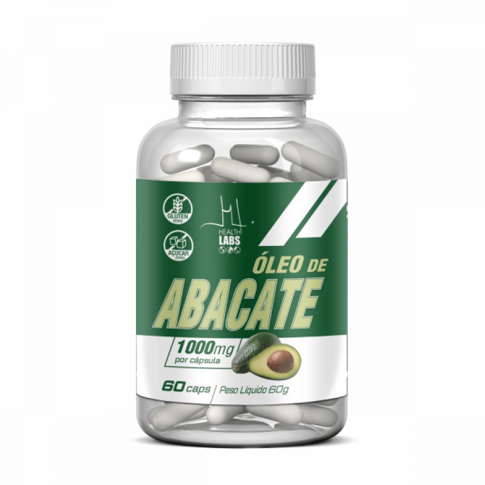 Oleo de abacate - 60 capsulas - health labs