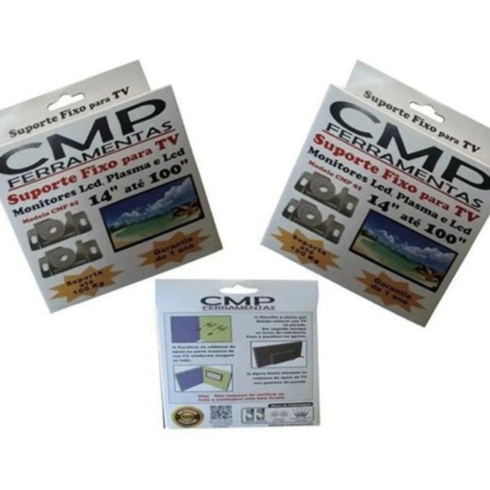 Suporte Tv Fixo Cmp 14 A 100 Polegadas
