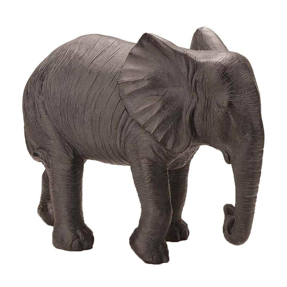 Escultura Elefante Em Poliresina 13882 26X14X33Cm