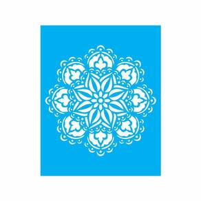 Stencil Tamako Mandala - 20X25Cm - Ref 9158