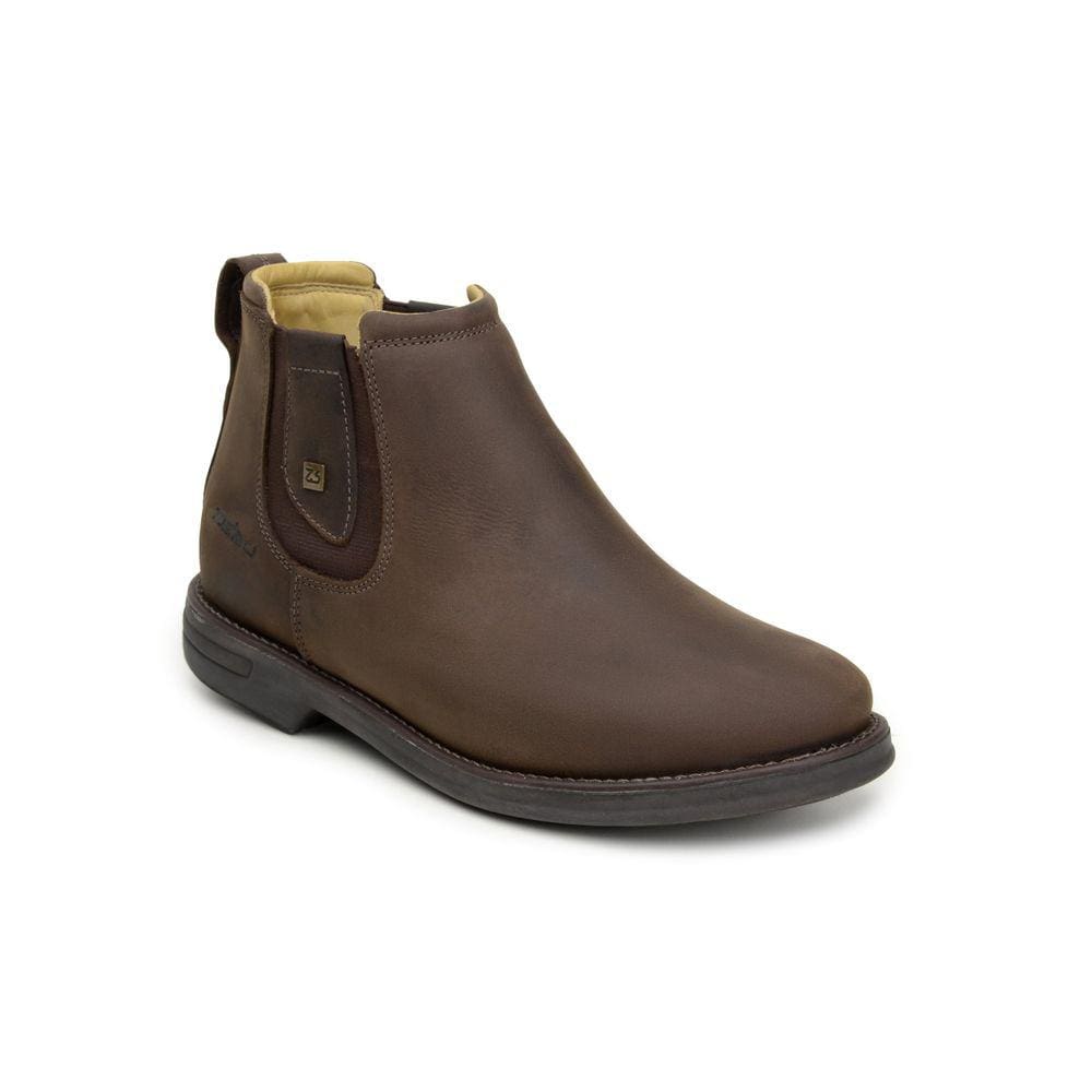 Botina Anatomica Em Couro Zebu Graxo - 59080 Ms 03