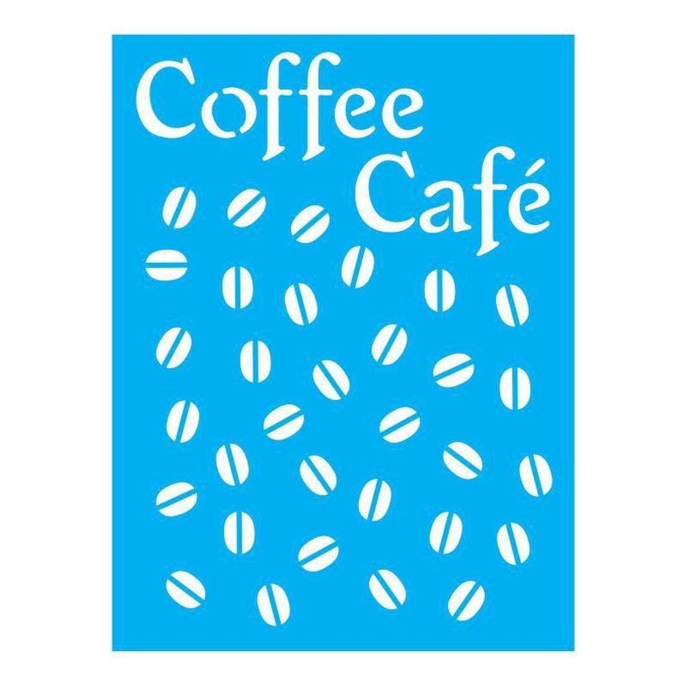 Stencil Tamako Coffee Café - 15X20Cm - Ref 864