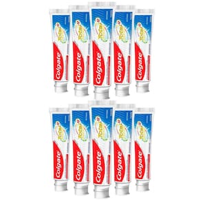 Kit 10 Creme Dental Colgate Total 12 Whitening 180g