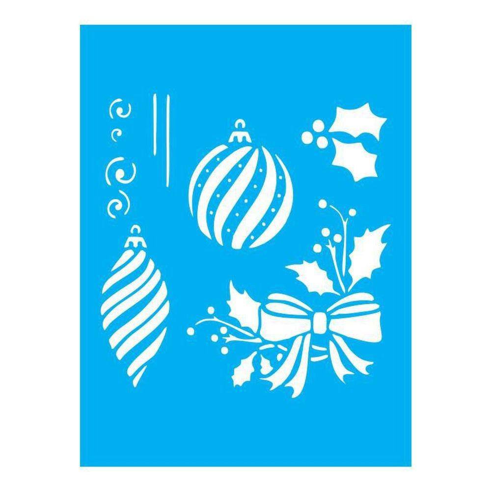 Stencil Tamako Natal - 15X20Cm - Ref A3554