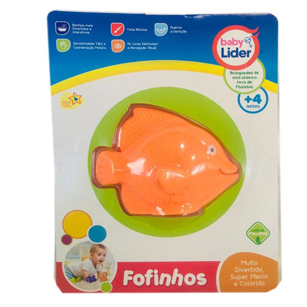 Bichinhos Fofinho Grande - Peixe Laranja - Lider 5640