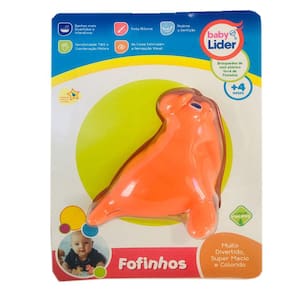 Bichinhos Fofinho Grande - Leão Marinho Laranja - Lider 5640