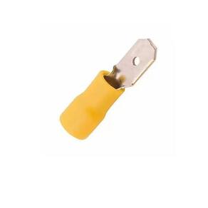 Terminal Pré-Isolado Macho Amarelo 4,0 A 6,0Mm