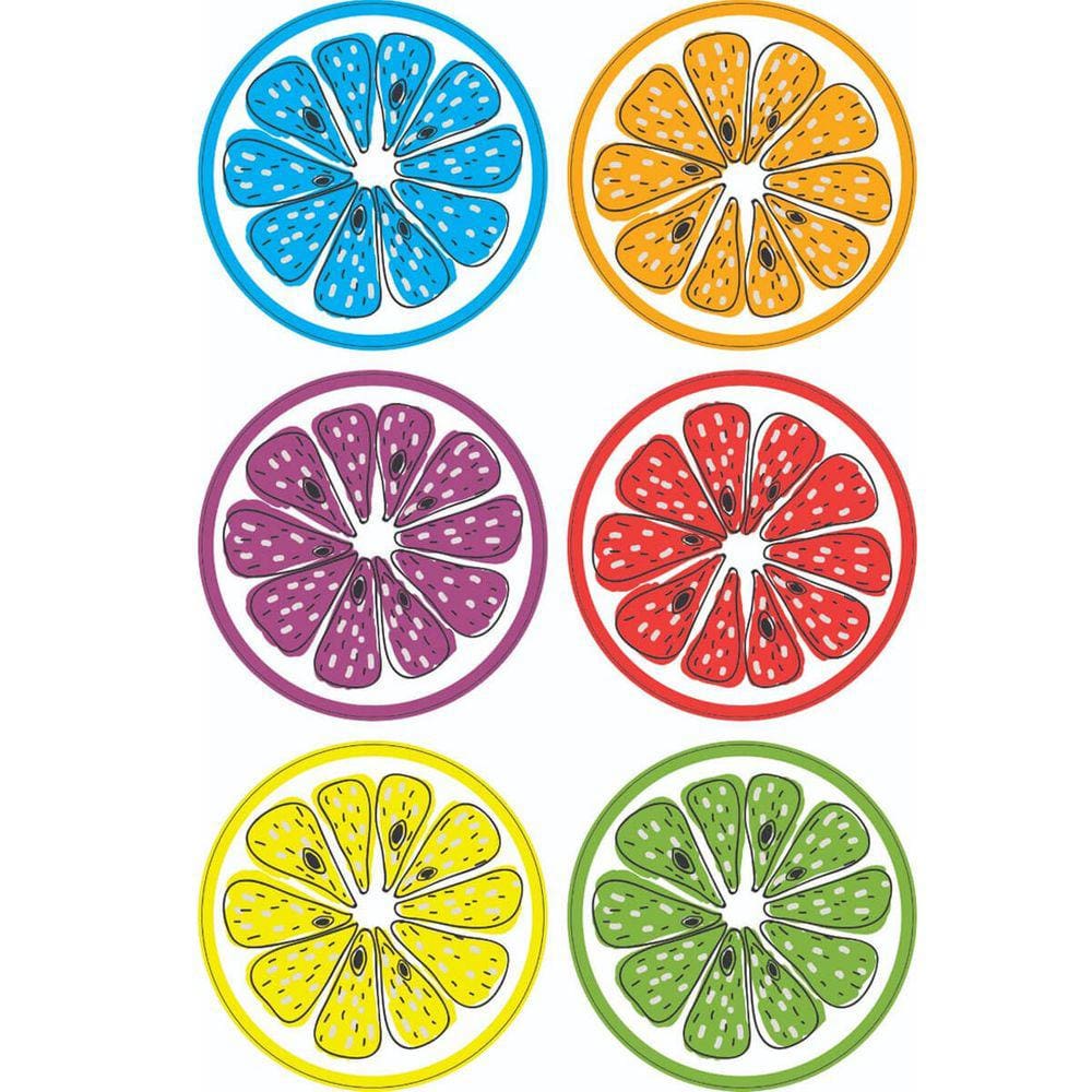 Conjunto 6 Porta Copos Com Caixa MDF Descanso Para Copos de Mesa Cítrico