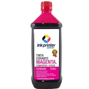 Tinta Corante InkPrinter Magenta para Impressora Epson (1 litro)