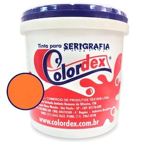 Tinta para Serigrafia Colordex Plastcolor Laranja (900ml)