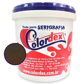 Tinta para Serigrafia Colordex Hidrocolor Mix Castanho Escuro (900ml)