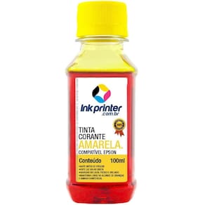Tinta Corante InkPrinter Amarela para Impressora Epson (100ml)