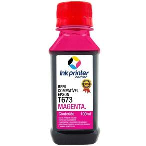 Tinta para Epson L1800 - Magenta - Compatível InkPrinter (T673 - 100ml)