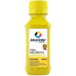Tinta Sublimática InkPrinter Amarela Para Sublimação (100ml)