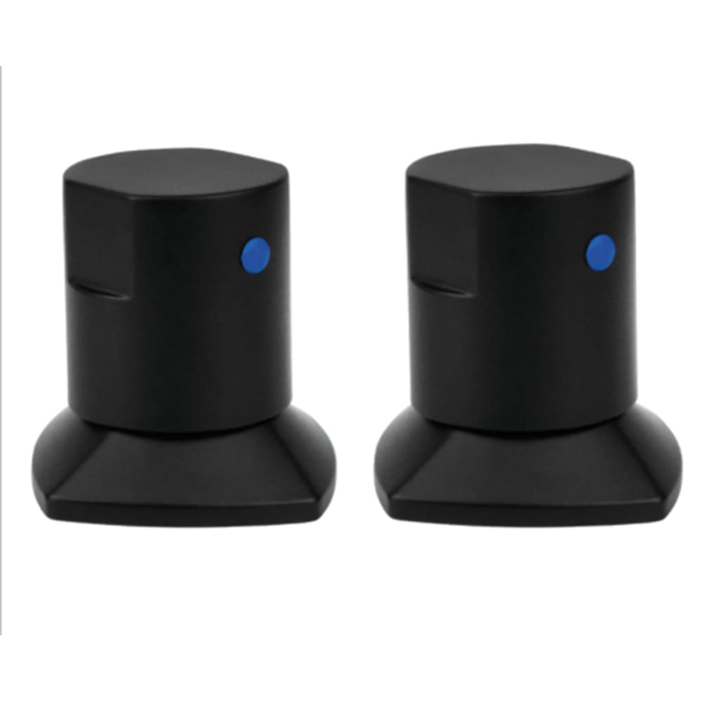 Kit 02 und Acabamento De Registro Preto Encaixe Padrão Deca Docol 1.2 e 3.4