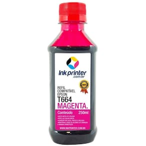 Tinta para Epson L1300 - Magenta - Compatível InkPrinter (T664 - 250ml)