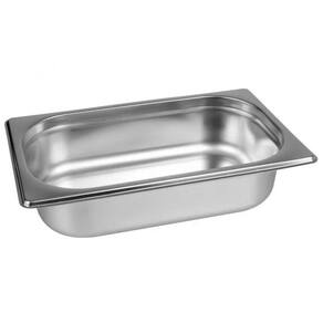 Kit 2 Cubas Gastronomica Inox Gn 1/4 X 100mm (265X162mm)