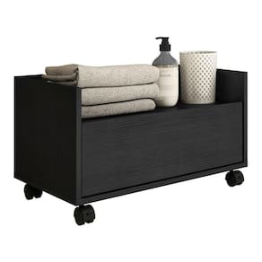 Gabinete de Banheiro com Rodízios Multimóveis 80 cm FG5002 Preto