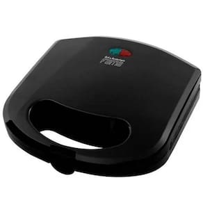Sanduicheira E Grill Fama Preta Anti Aderente Porta Fio 110V