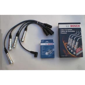 Kit Cabos e Velas de Ignição VW Golf MK3 AP 1.8 GL 1994 a 1997 Passat Alemão 2.0 AP 1994 a 1997 Bosch