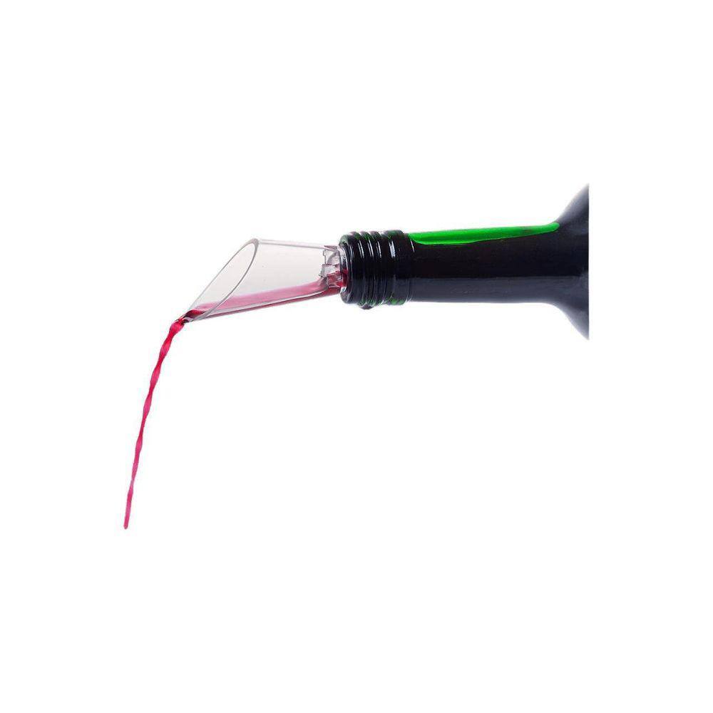Funil / Aerador Para Garrafa De Vinho 3 X 8,5 Cm - Brinox