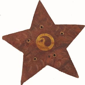 Incensário Indiano Formato De Estrela 5 Pontas