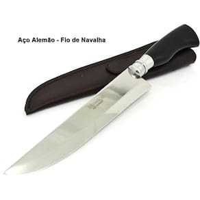 Faca para Churrasco Carnes Aço Alemão - Lâmina 23 cm.