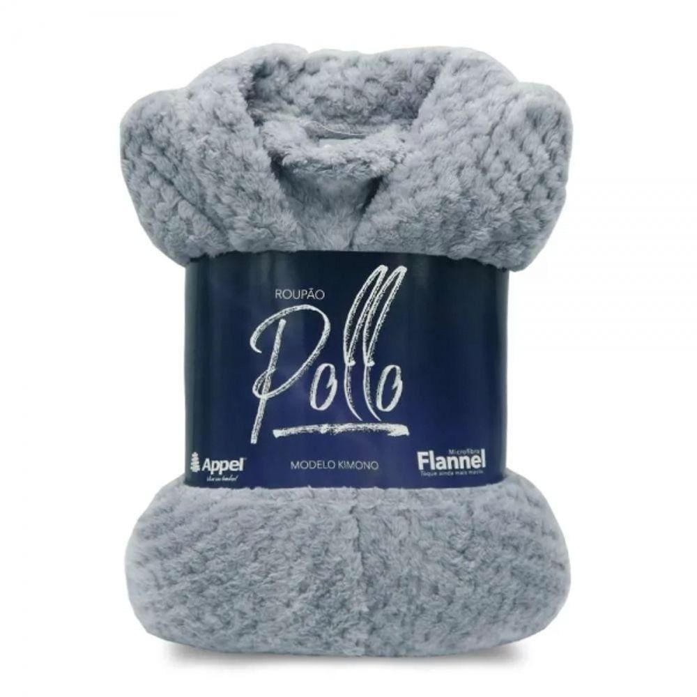 Roupão Adulto Appel Pollo Microfibra Flannel