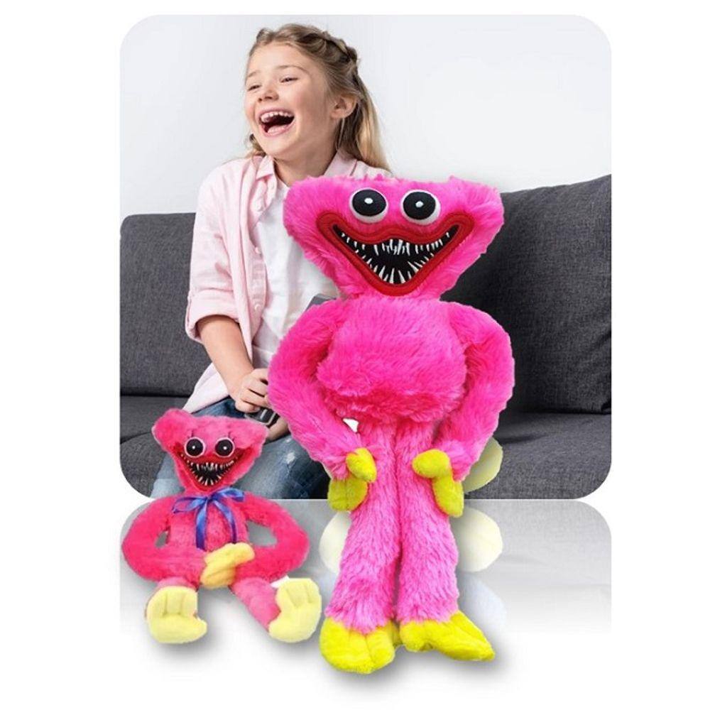 Boneco Pelúcia Personagens Pop Play Time Huggy Wuggy, Kissy