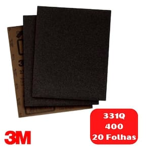 Lixa d`Água Folha 3M 331Q Grão 400 (20u) 230x280mm