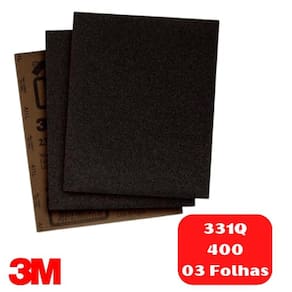 Lixa d`Água Folha 3M 331Q Grão 400 (03u) 230x280mm