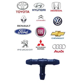 Conector Conexão T Mangueira Esguicho Brucutu Civic Fox Polo Gol Voyage Saveiro Parati