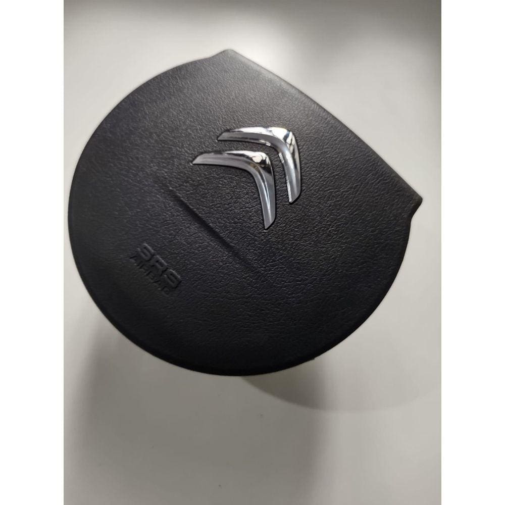 Capa Tampa do Airbag Volante C4 Pallas Vtr 2007 2008 2009 2010 2011 2012 2013 Buzina Motorista