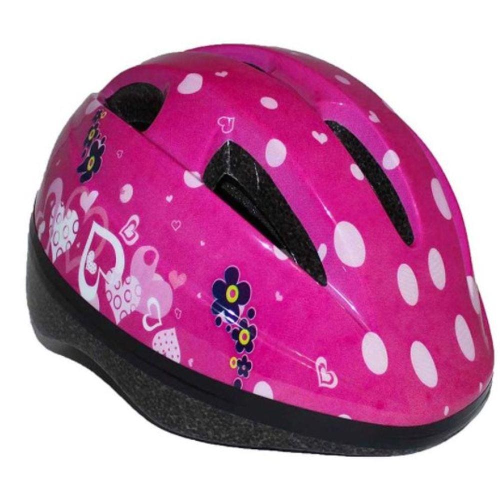 Capacete Infantil + Kit Segurança - Rosa