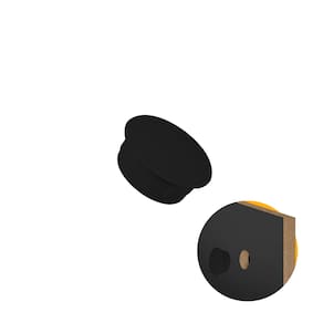 Tapa Furo Interno 10 mm Preto Pacote com 100 Unidades