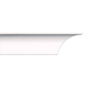 Roda Teto Perfil de Poliestireno A10 HomEstar - caixa com 6 m - Branco