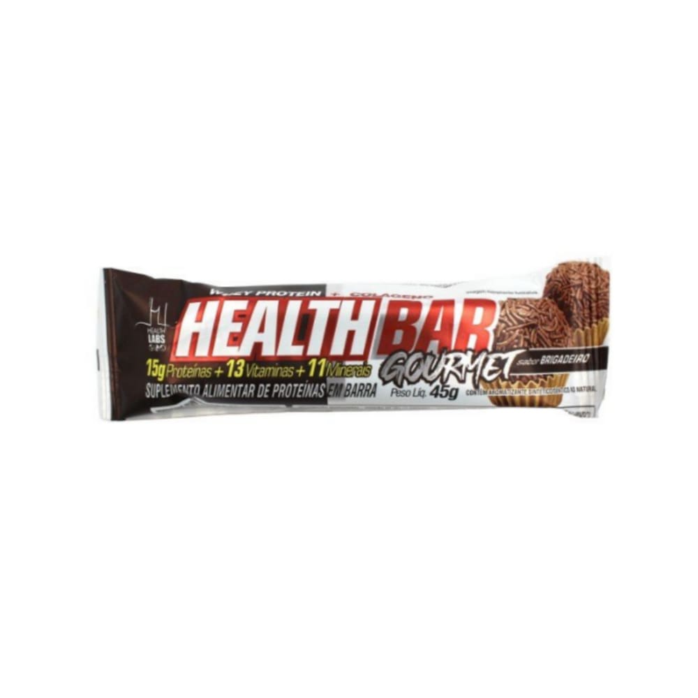 Health bar gourmet brigadeiro 45g health labs