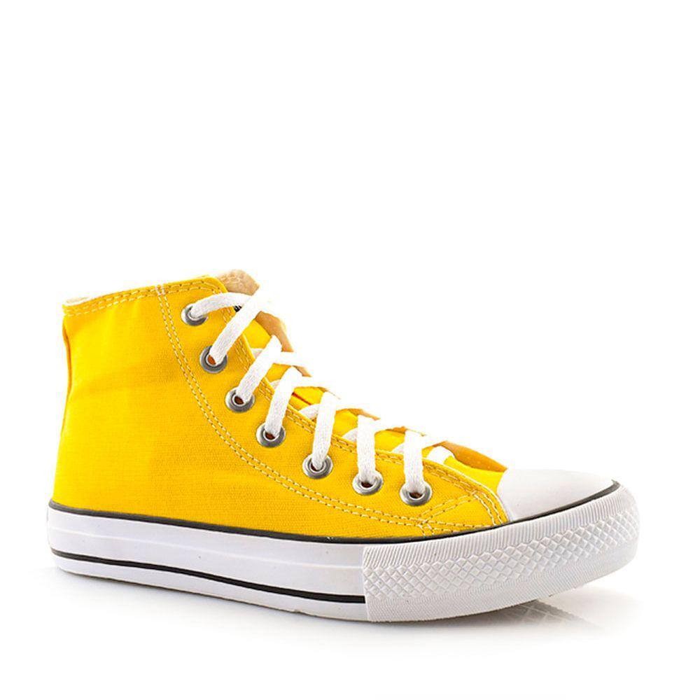 All star amarelo cano alto | Casas Bahia